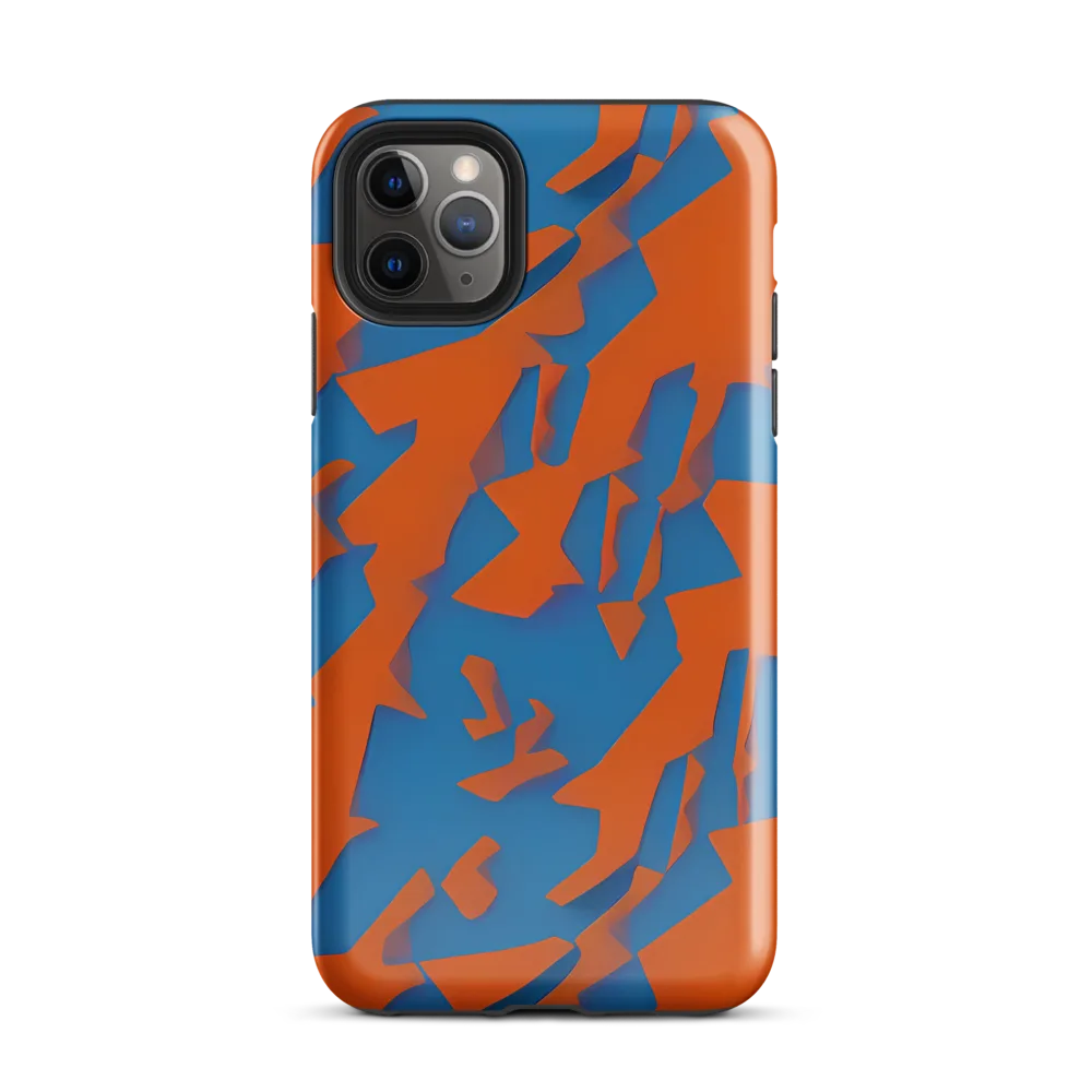 Ember Geometry on Tough Case for iPhone® — Front