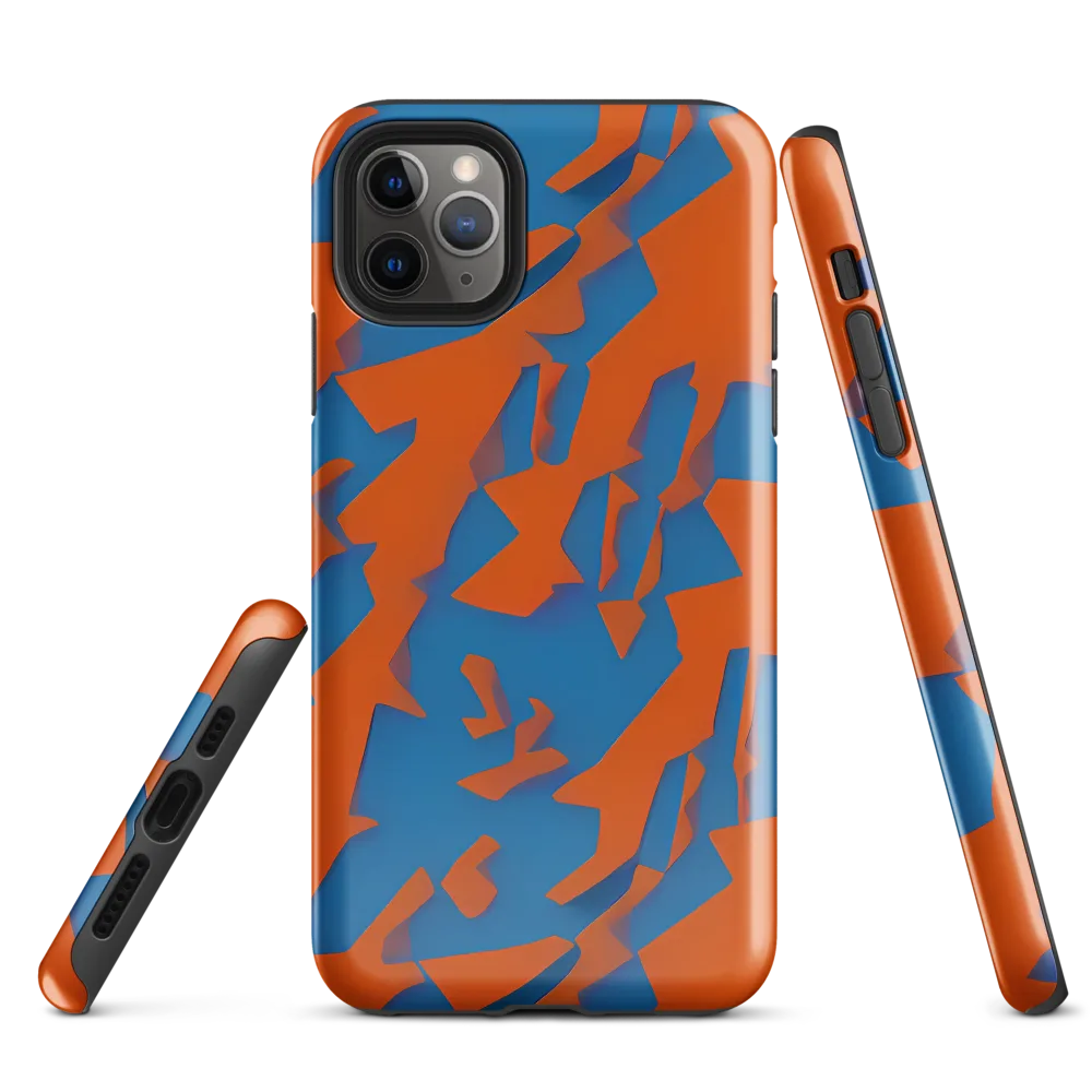 Ember Geometry on Tough Case for iPhone® — Front