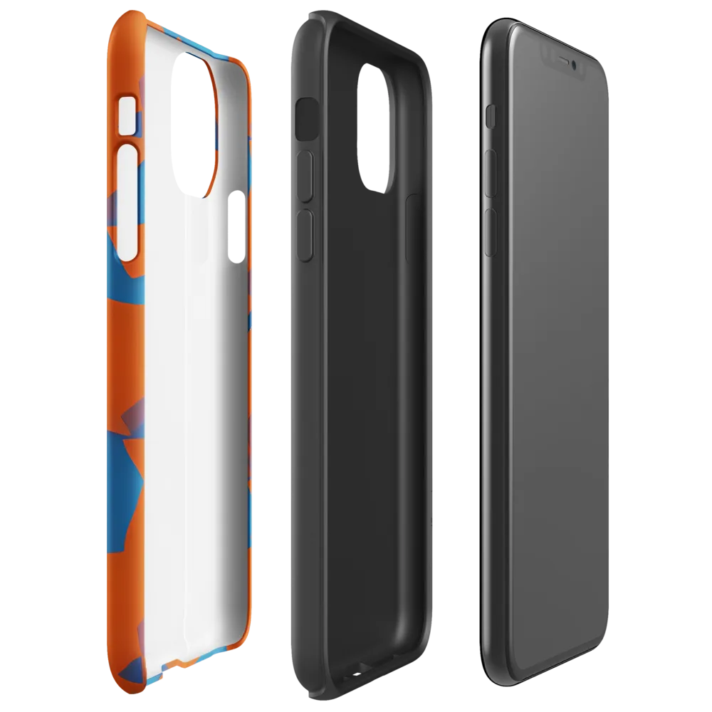 Ember Geometry on Tough Case for iPhone® — Right