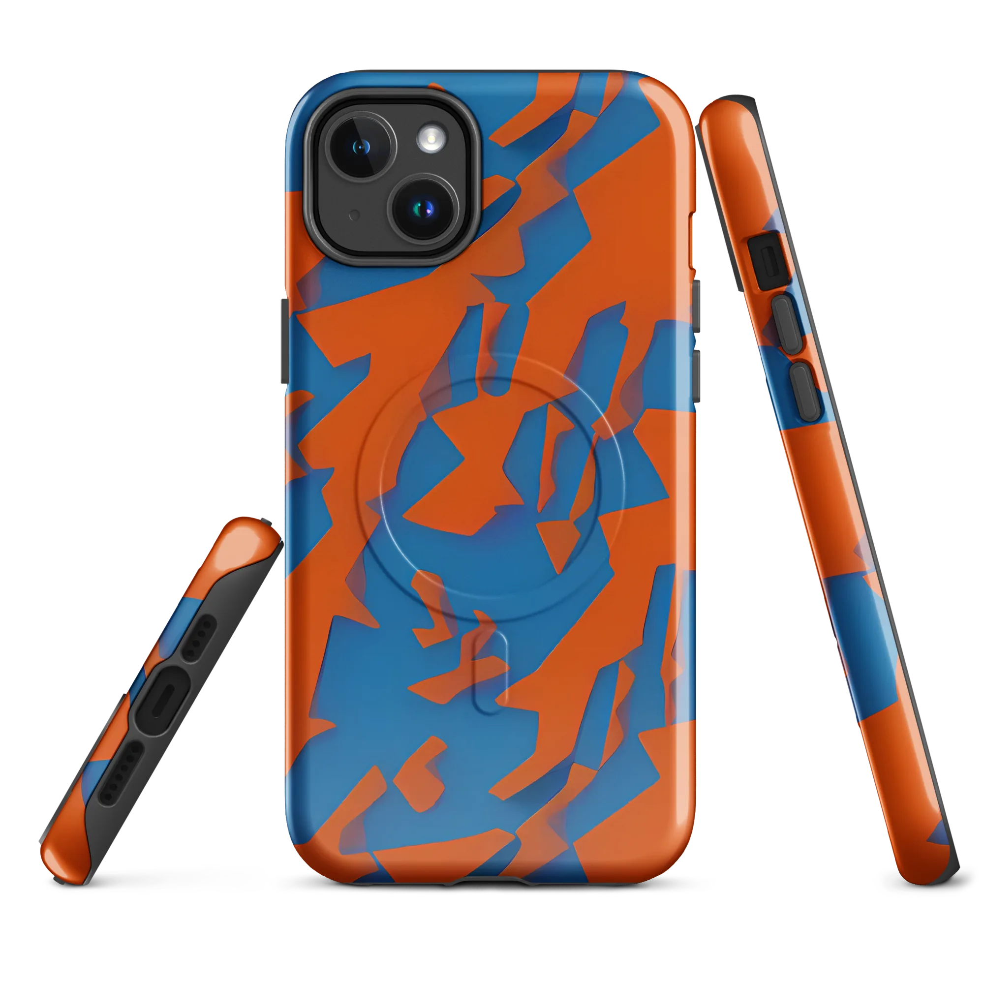 Ember Geometry on MagSafe Tough Case for iPhone® — Front