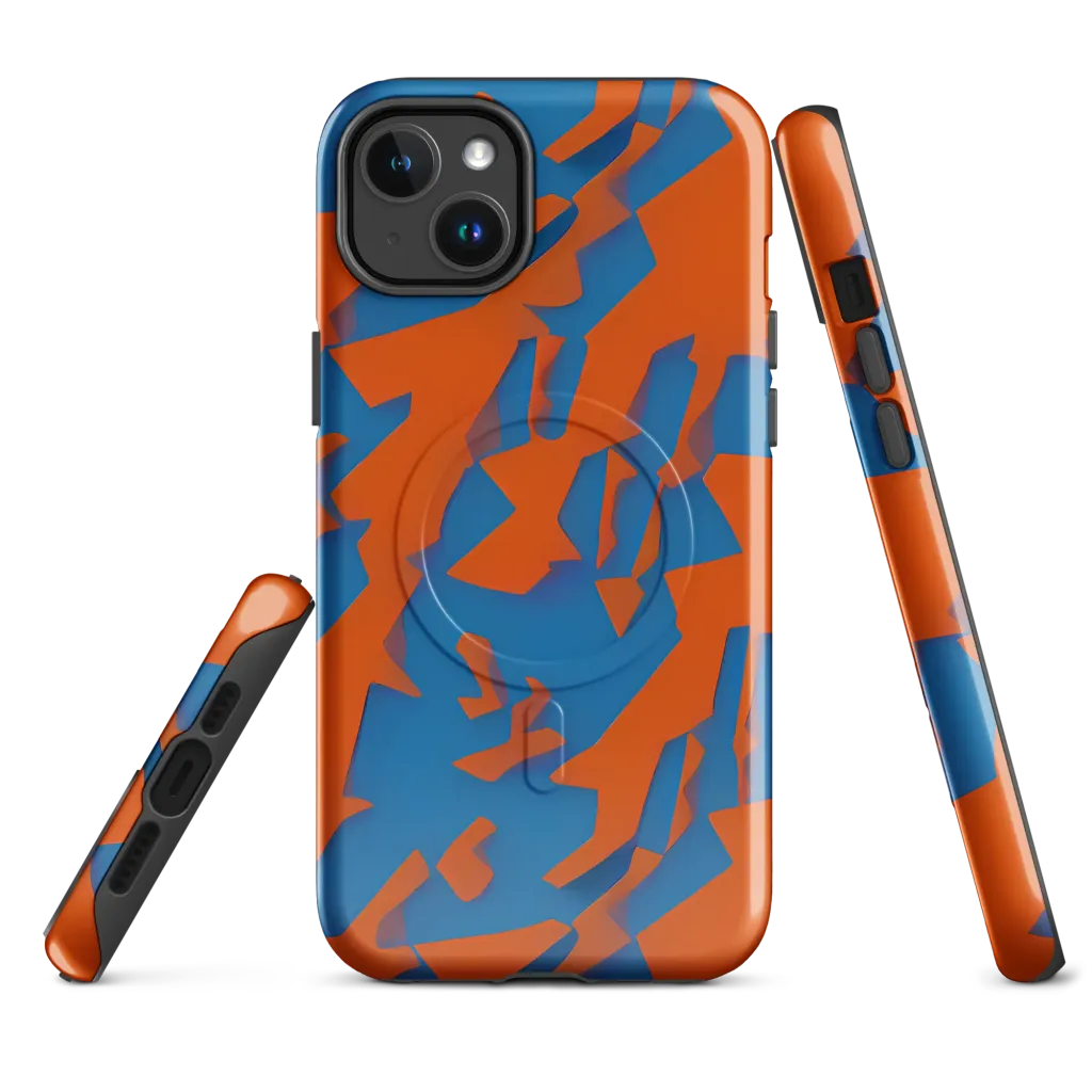 Ember Geometry on MagSafe Tough Case for iPhone® — Front