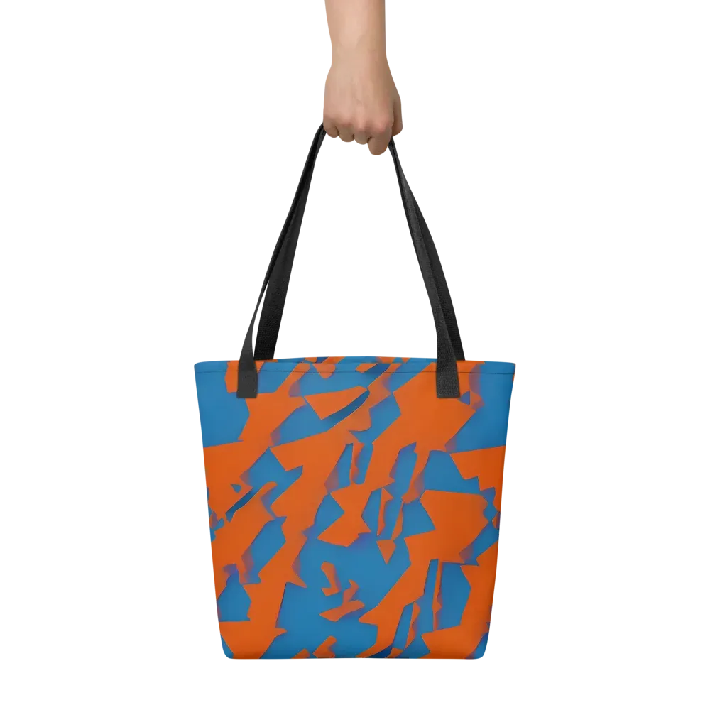 Ember Geometry on Tote Bag — Front