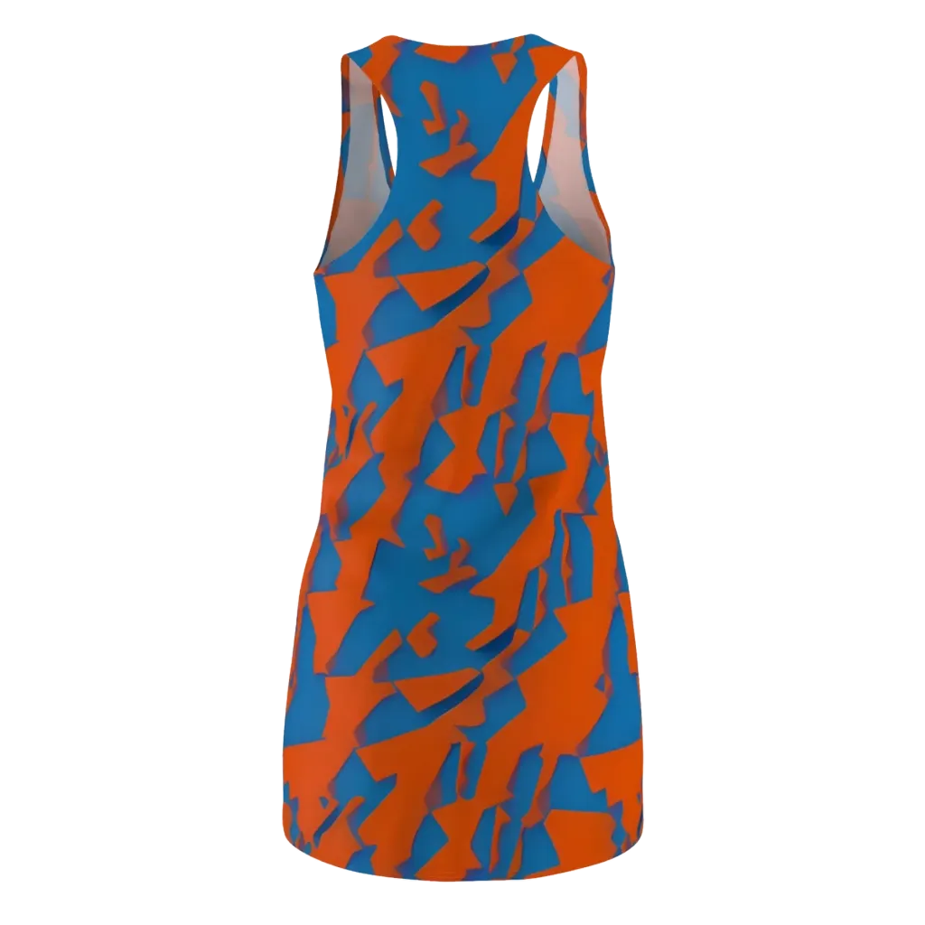 Ember Geometry on Racerback Dress — Back