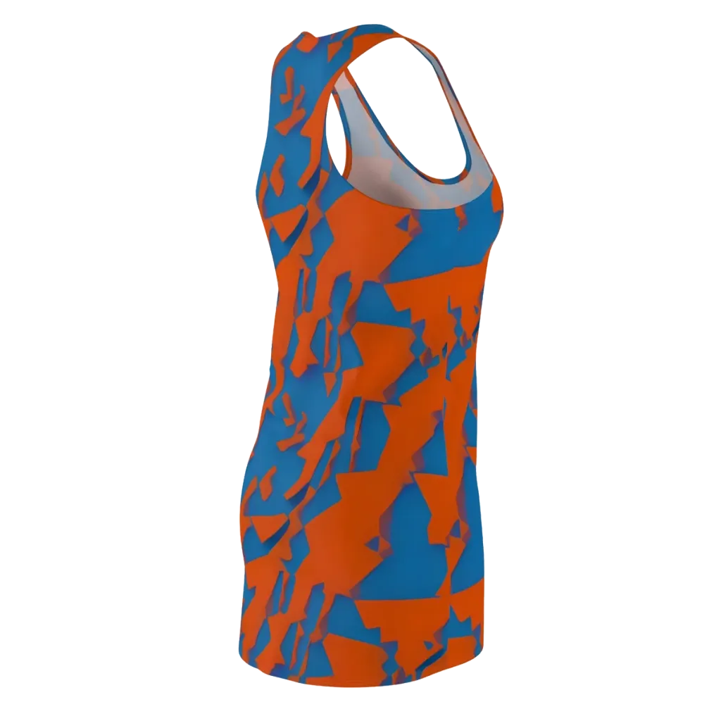 Ember Geometry on Racerback Dress — Back Side
