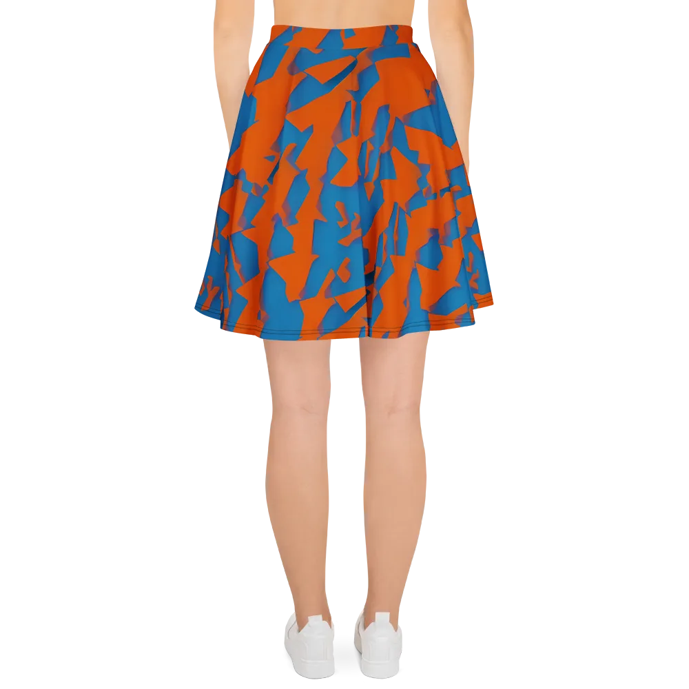 Ember Geometry on Skater Skirt — Back