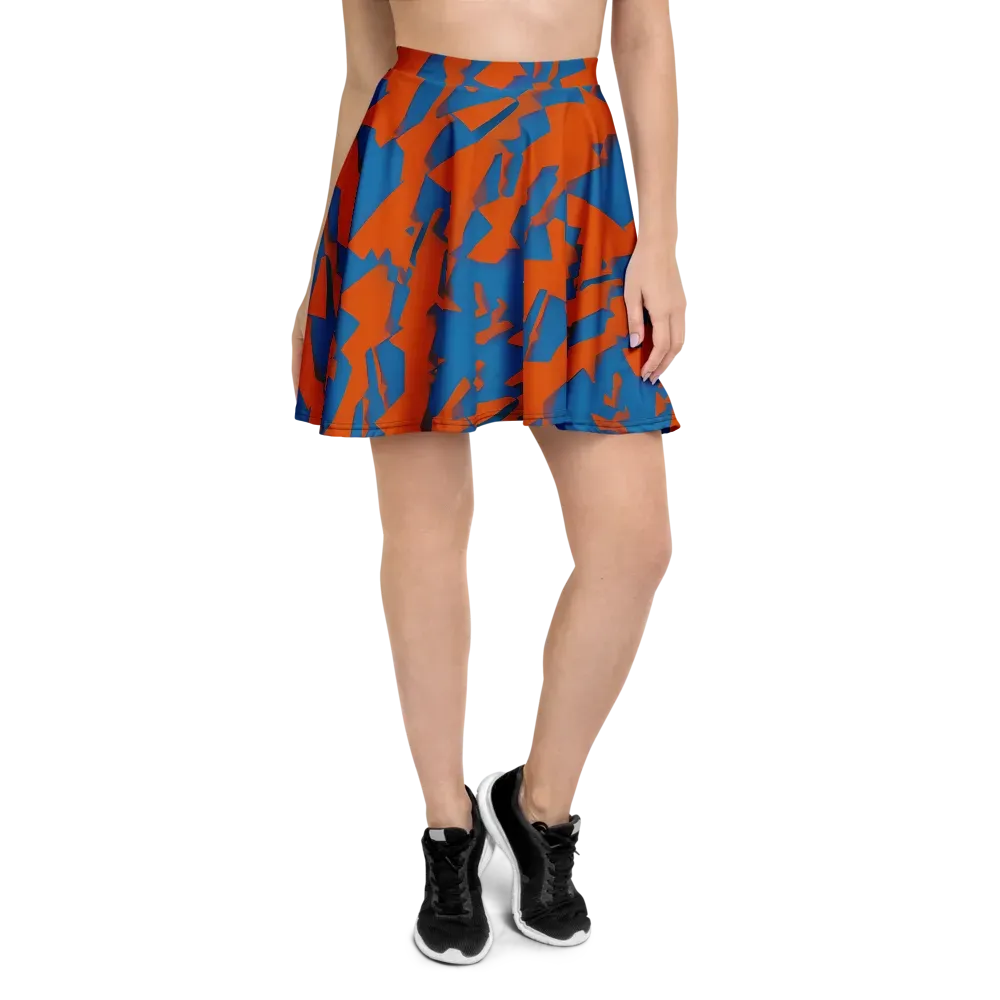 Ember Geometry on Skater Skirt — Front