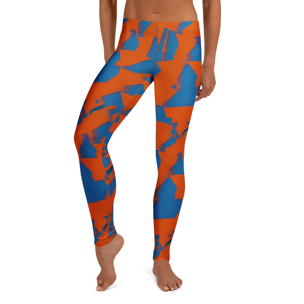 Ember Geometry on Leggings — Front