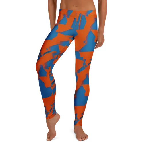 Ember Geometry on a Leggings