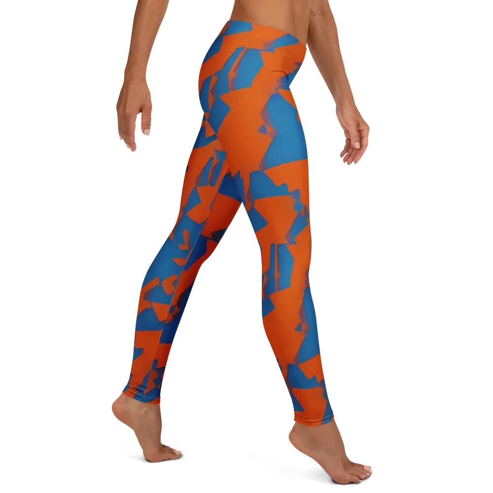 Ember Geometry on Leggings — Right