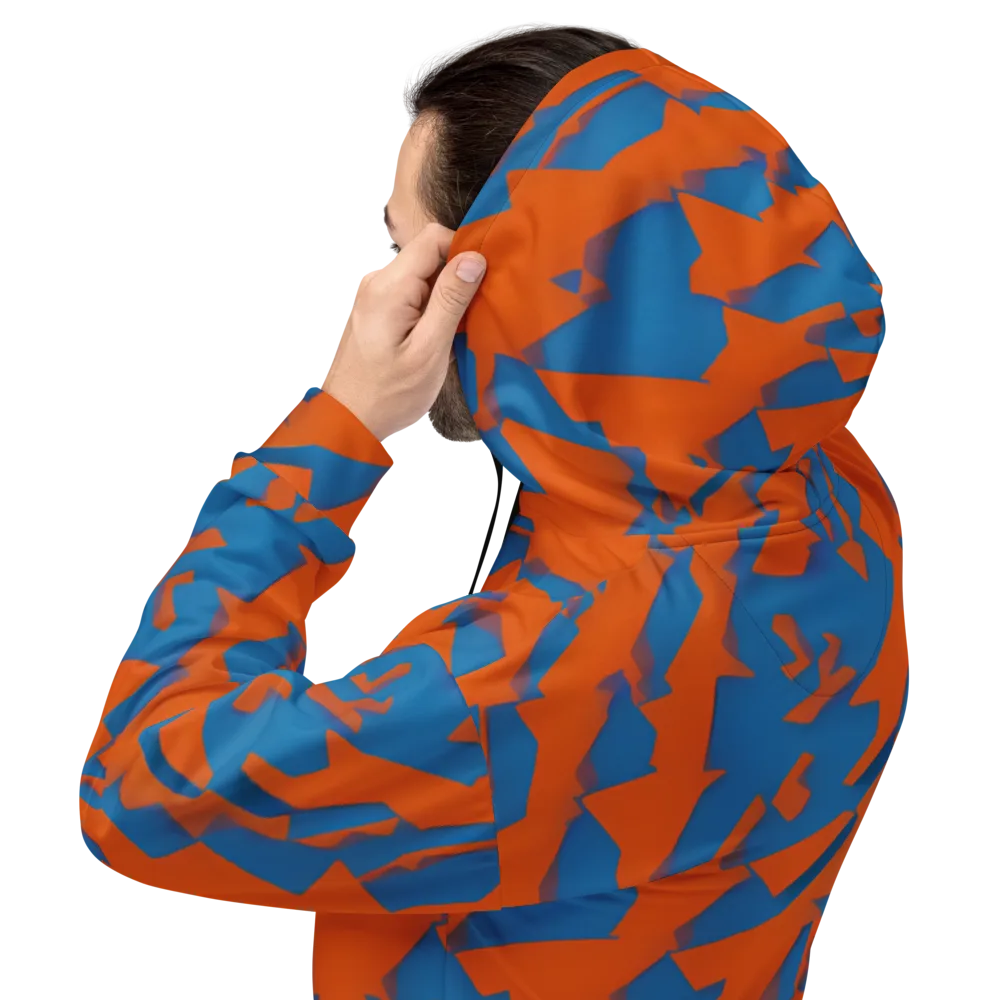 Ember Geometry on Hoodie — Back