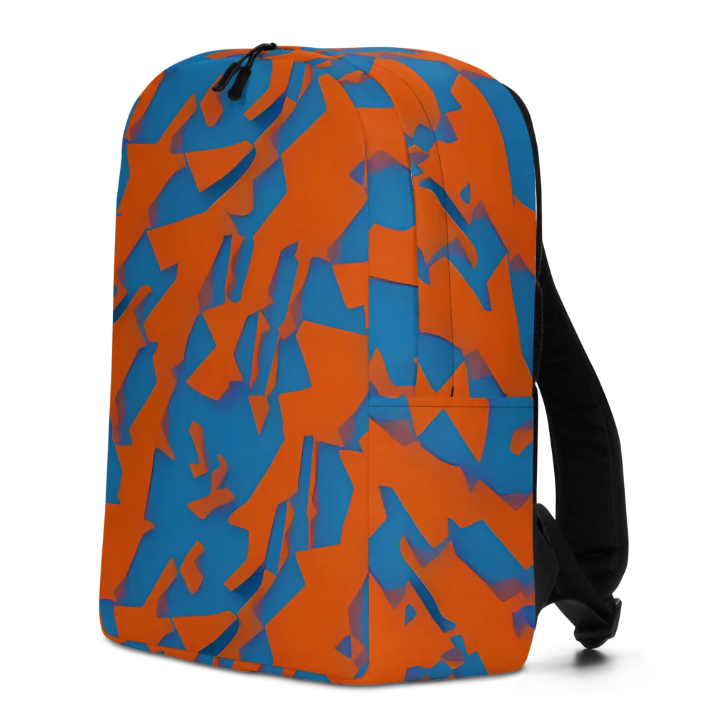 Ember Geometry on Minimalist Backpack — Left