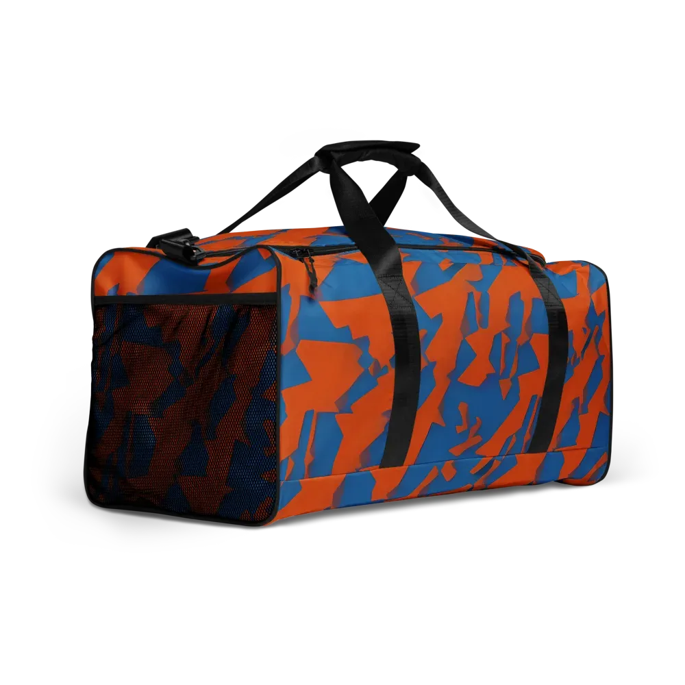 Ember Geometry on Duffle Bag — Right Front