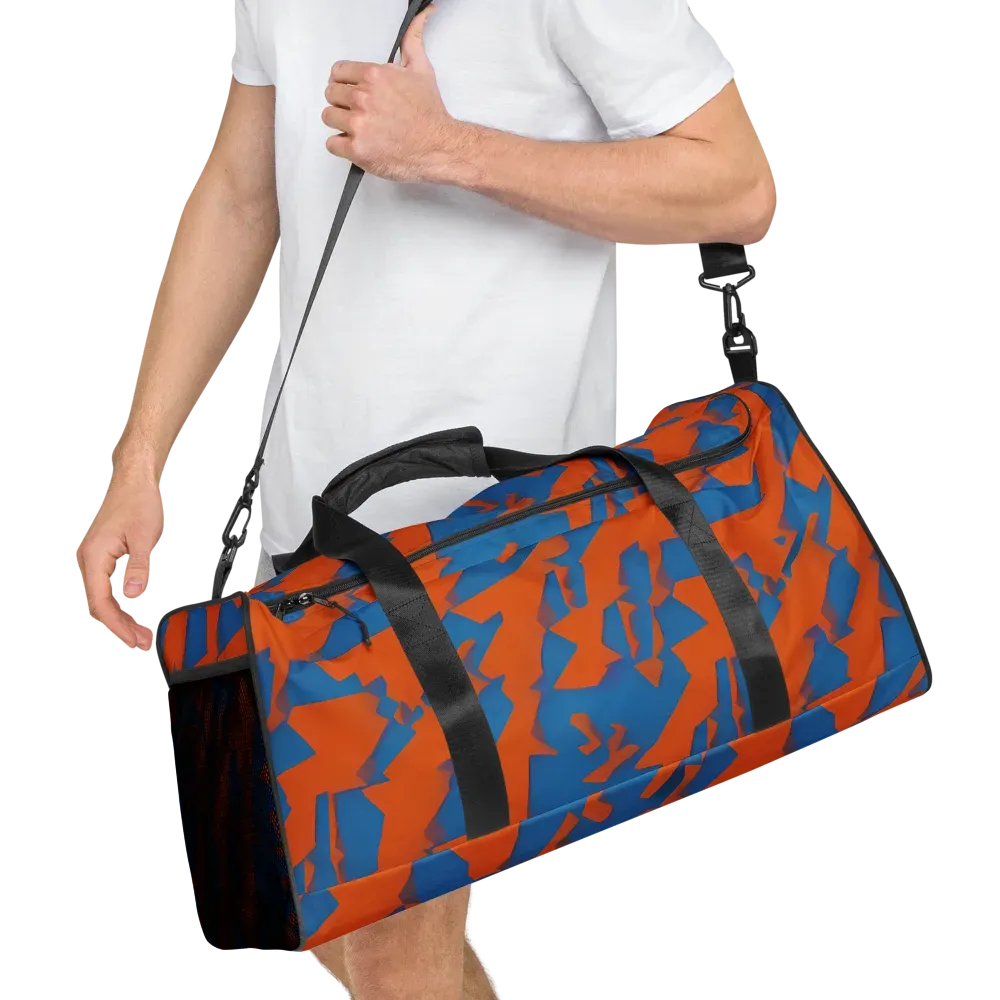 Ember Geometry on Duffle Bag — Right Front