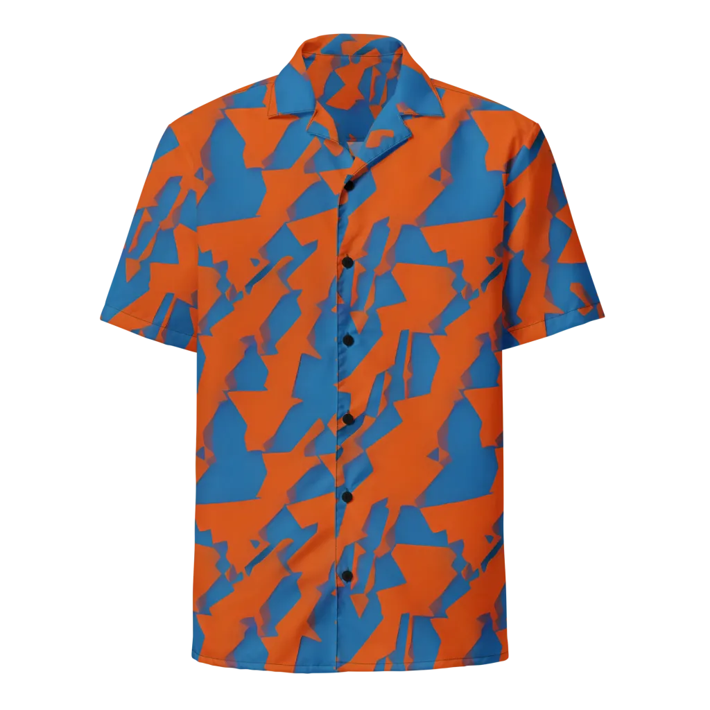 Ember Geometry on Button Shirt — Front
