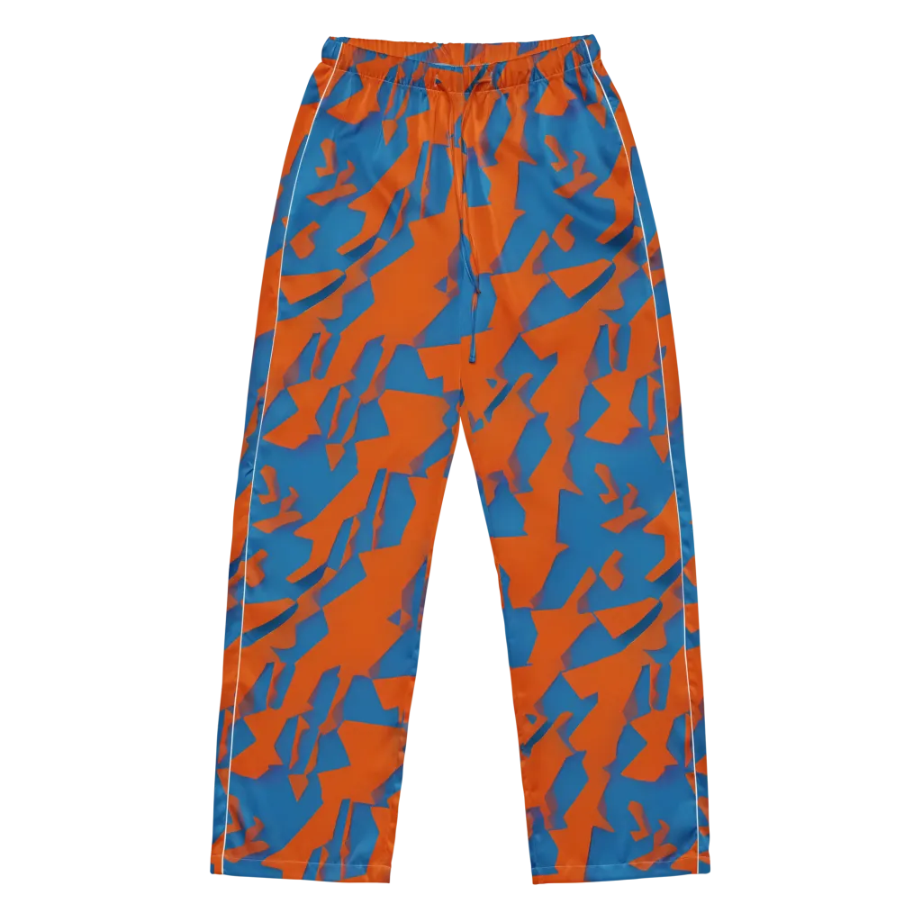 Ember Geometry on Women's Pajama Pants — Front