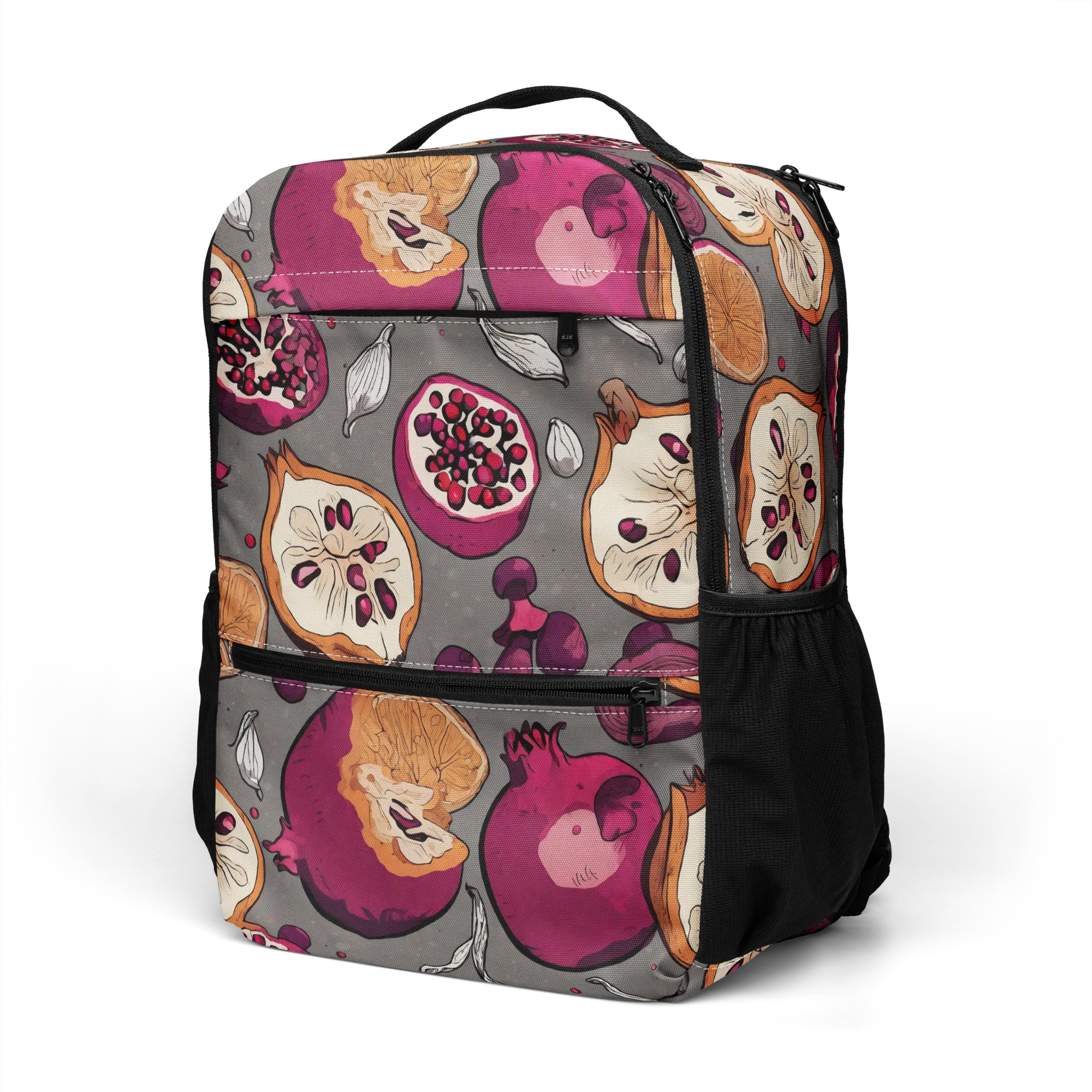 Still Life Season on Utility Backpack — Left Front