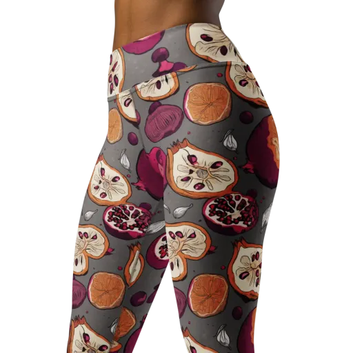 Still Life Season on a Yoga Leggings
