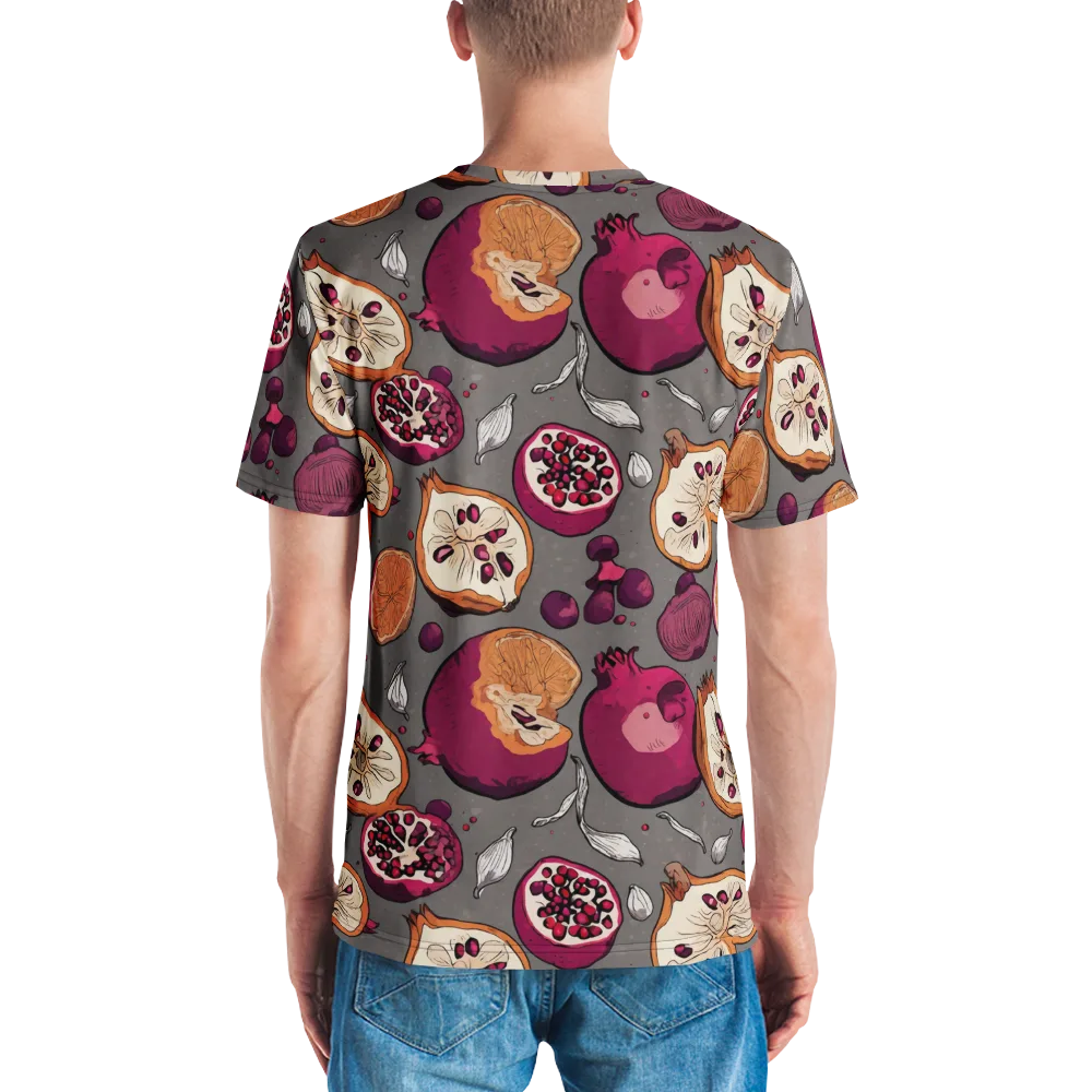 Still Life Season on Men's Crew Neck T-Shirt — Back