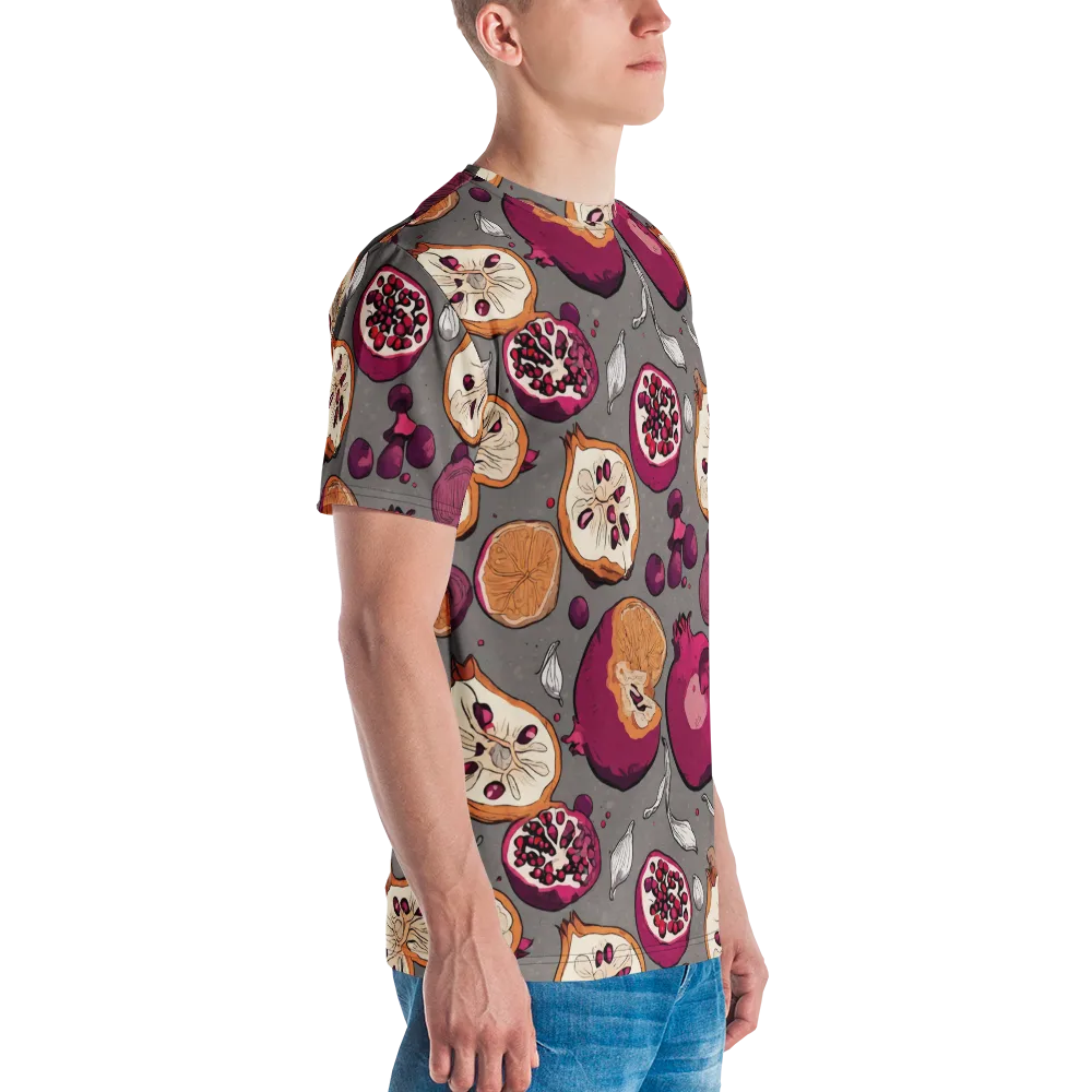 Still Life Season on Men's Crew Neck T-Shirt — Right