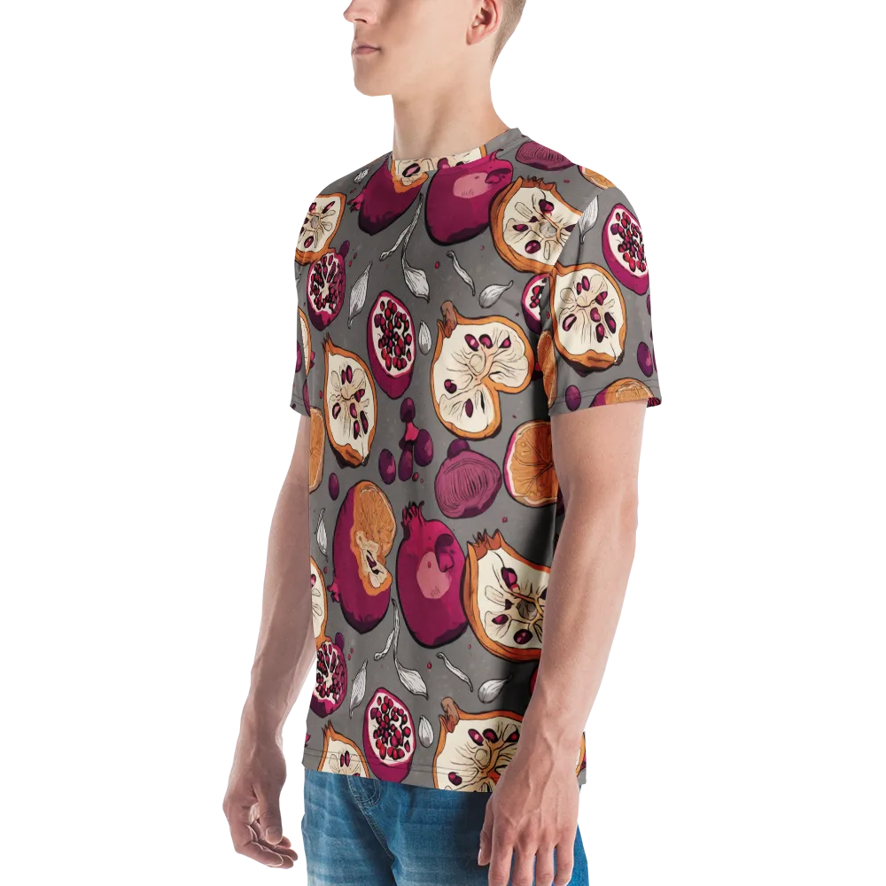 Still Life Season on Men's Crew Neck T-Shirt — Left