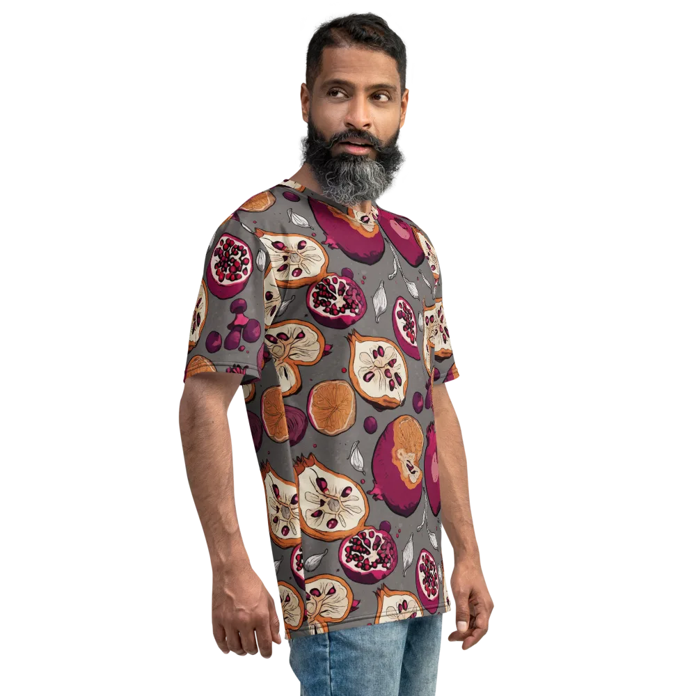 Still Life Season on Men's Crew Neck T-Shirt — Right