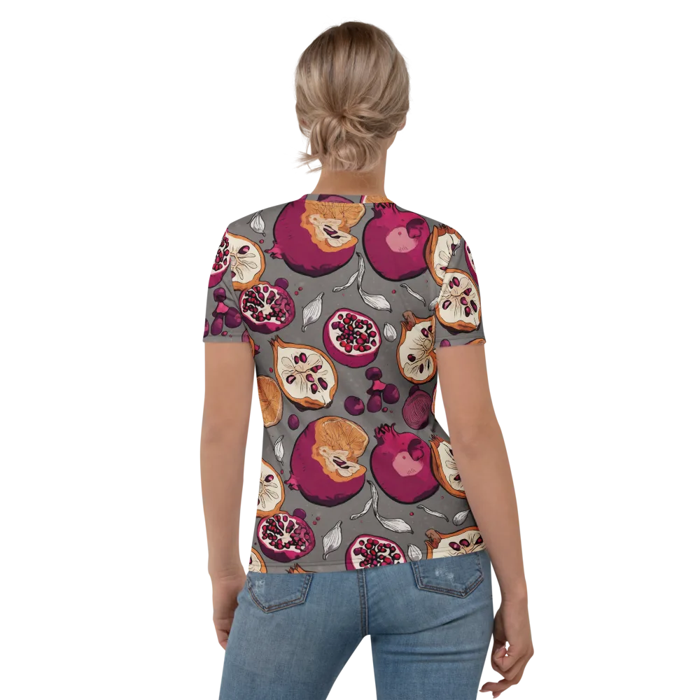 Still Life Season on Women's Crew Neck T-Shirt — Back