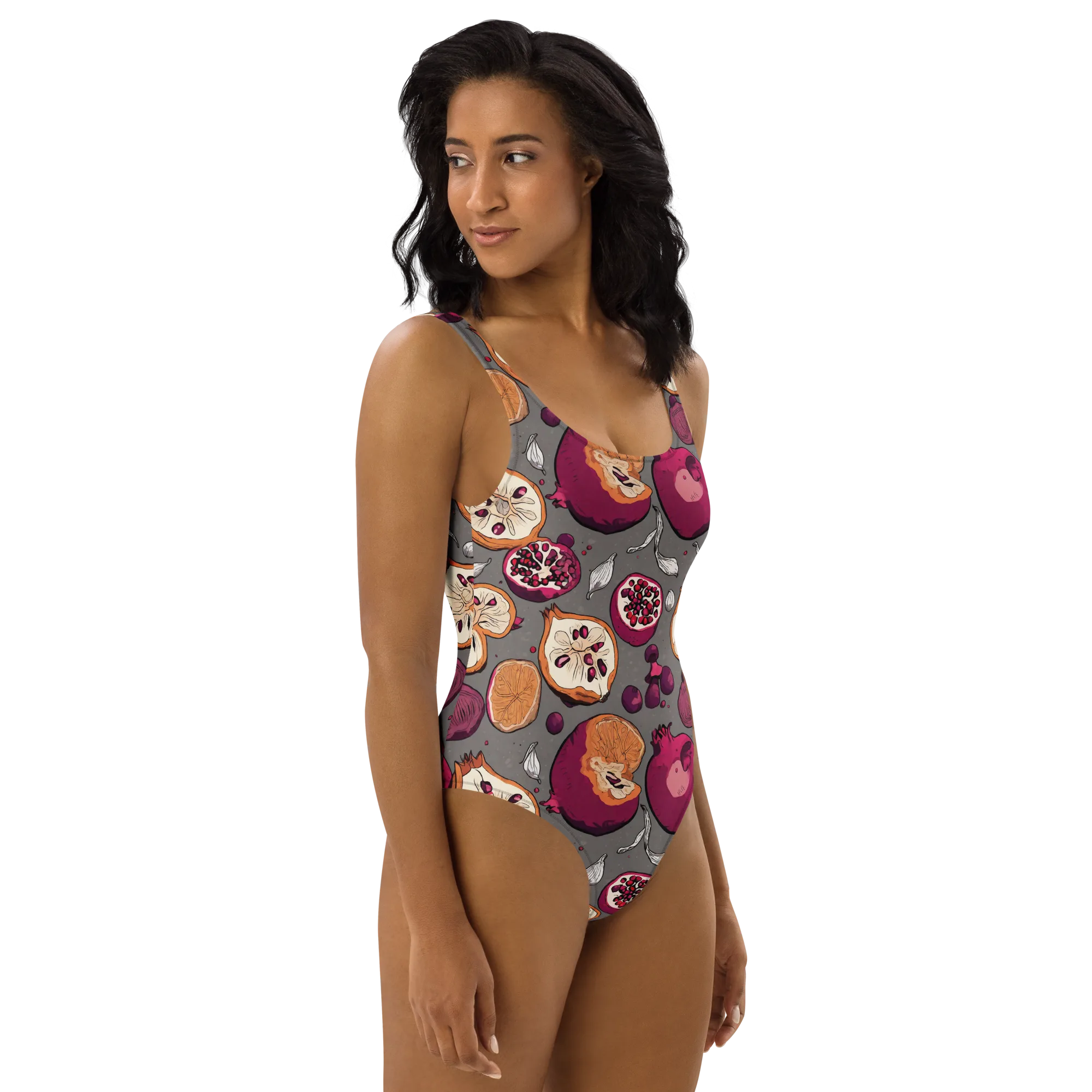 Still Life Season on One-Piece Swimsuit — Right