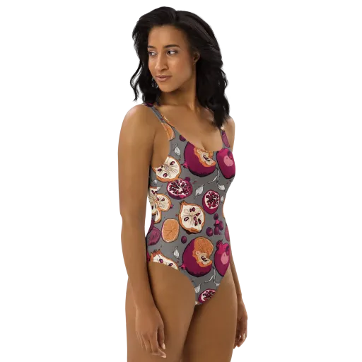 Still Life Season on a One-Piece Swimsuit