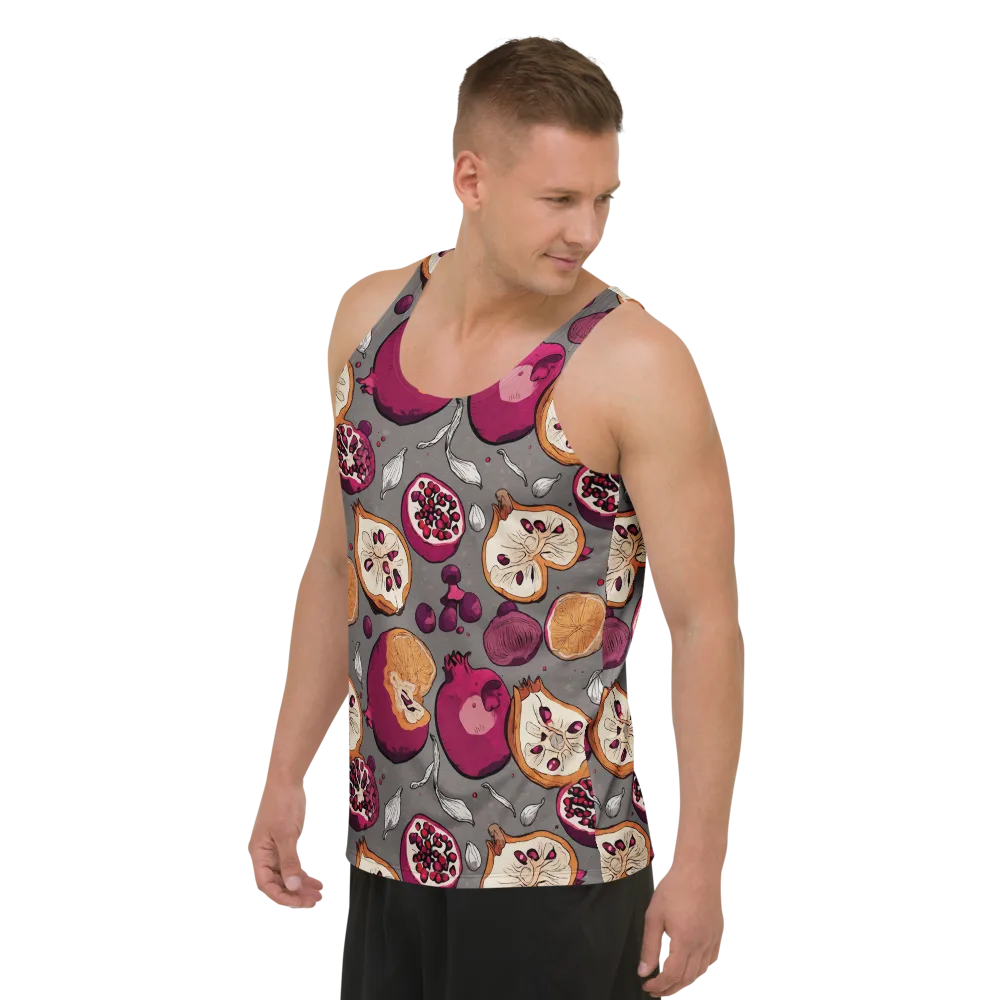 Still Life Season on Men's Tank Top — Left Front