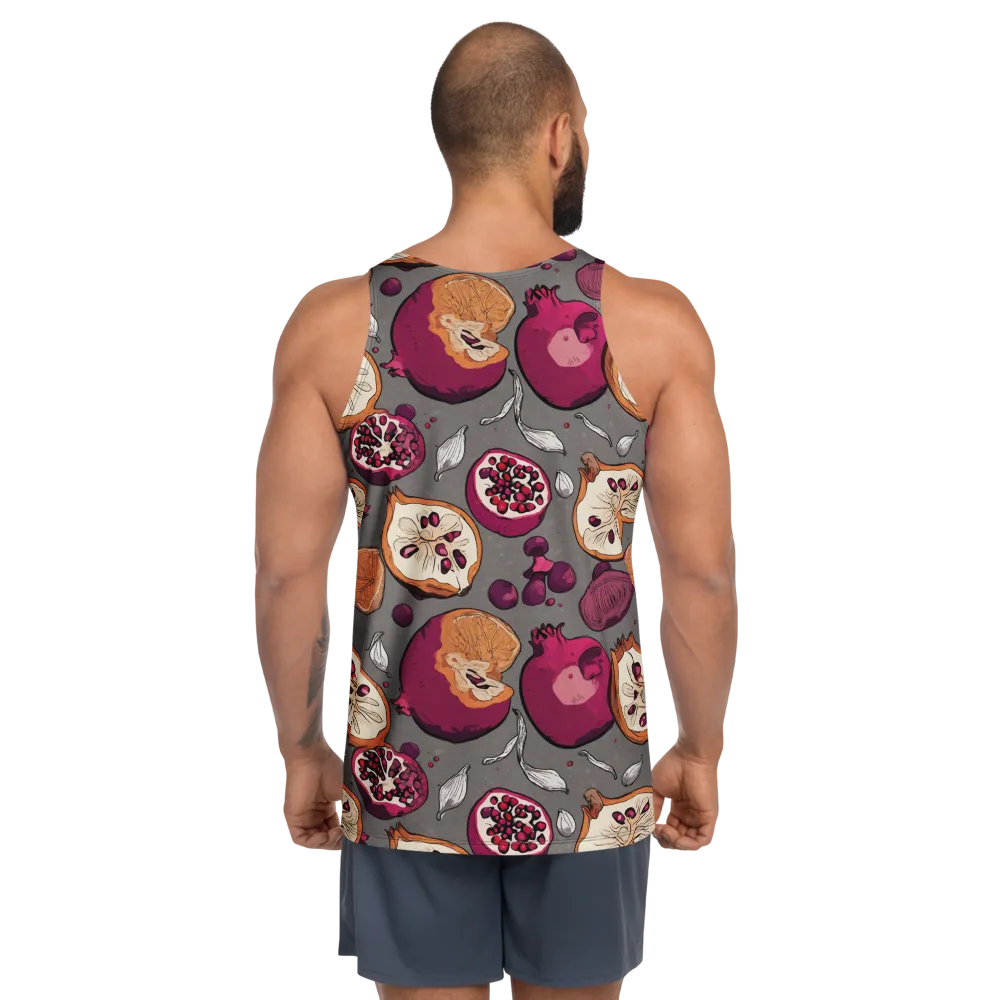 Still Life Season on Men's Tank Top — Back