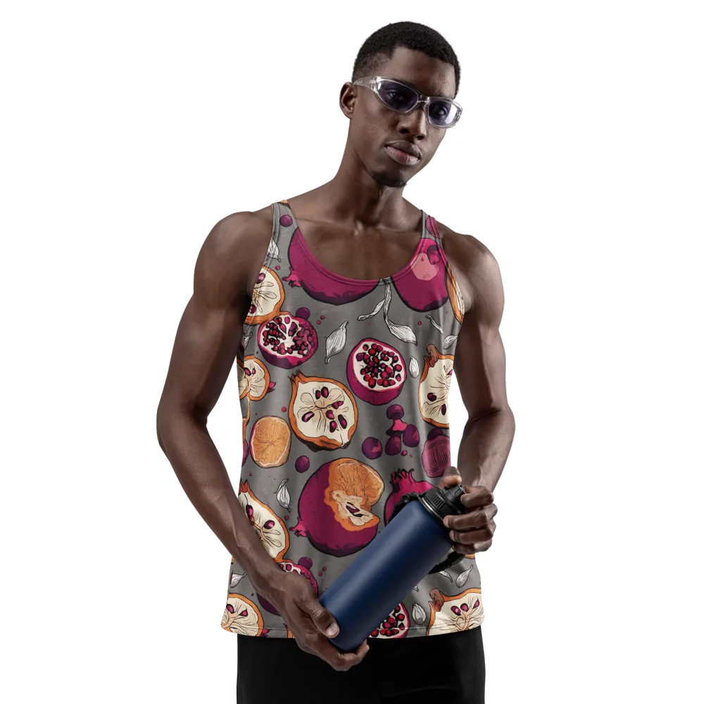 Still Life Season on Men's Tank Top — Front