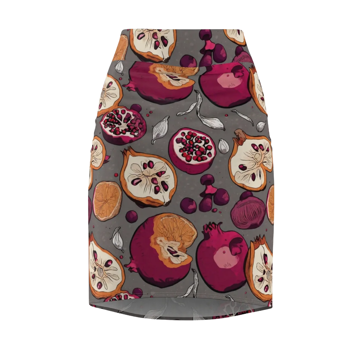 Still Life Season on Pencil Skirt — Front