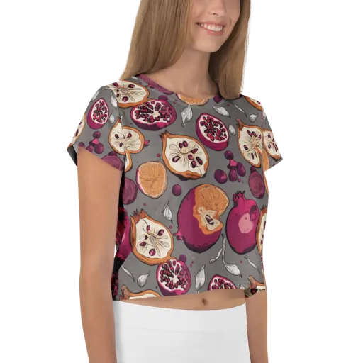 Still Life Season on a Crop Tee