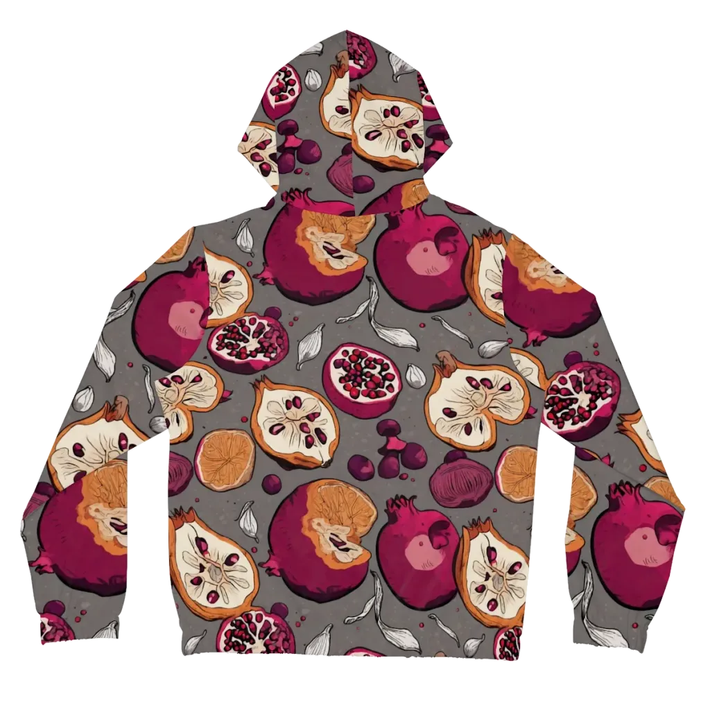 Still Life Season on Women's Full-Zip Hoodie — Back