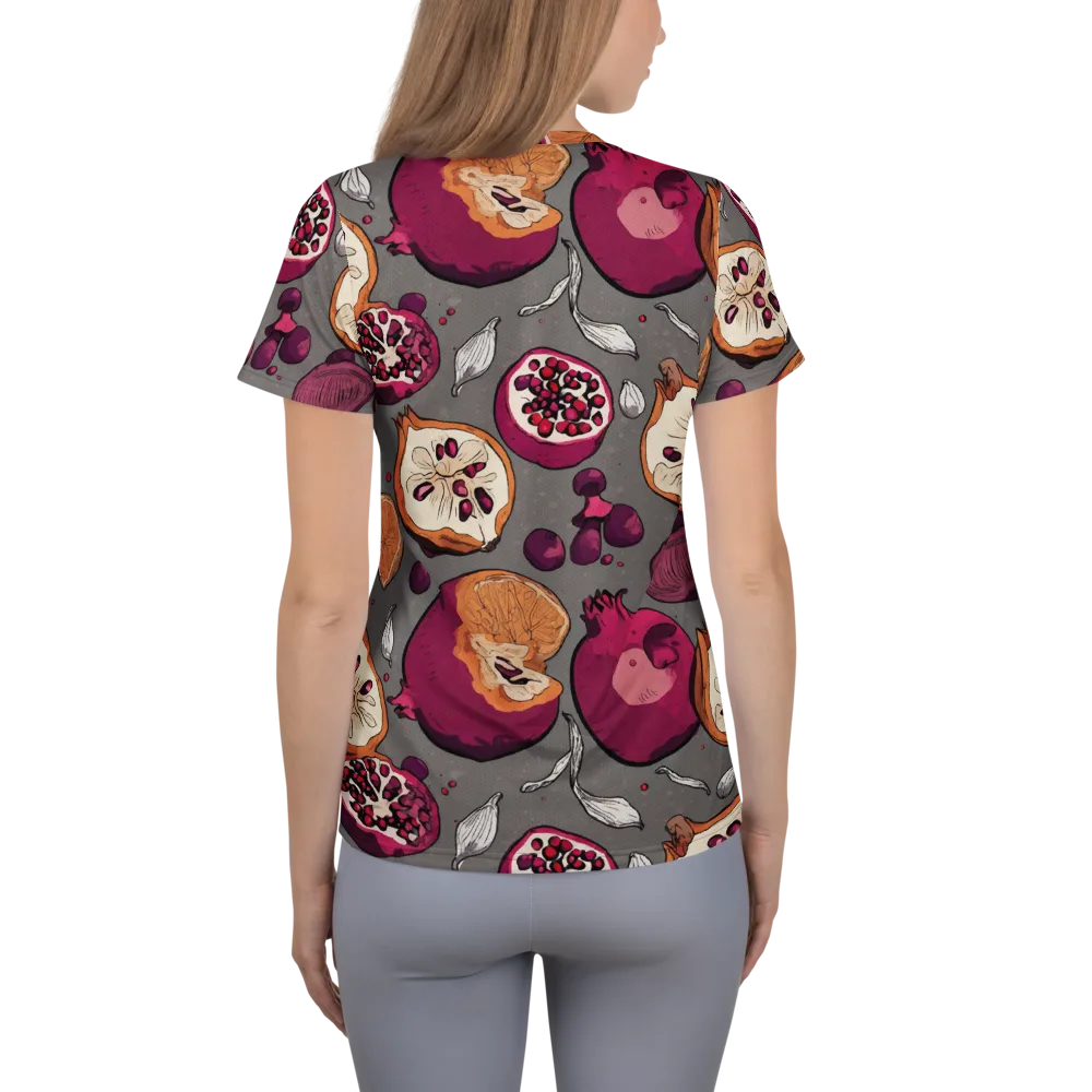 Still Life Season on Women's Athletic T-Shirt — Back