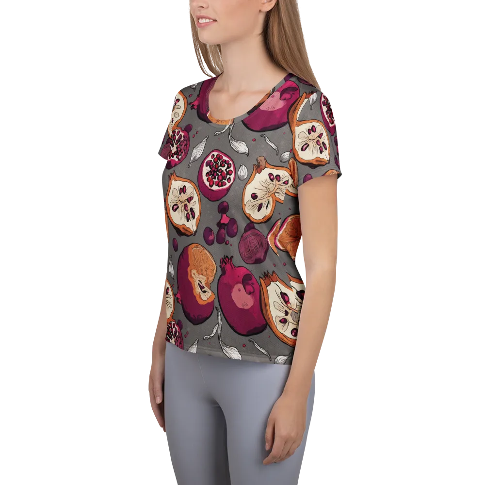 Still Life Season on Women's Athletic T-Shirt — Left