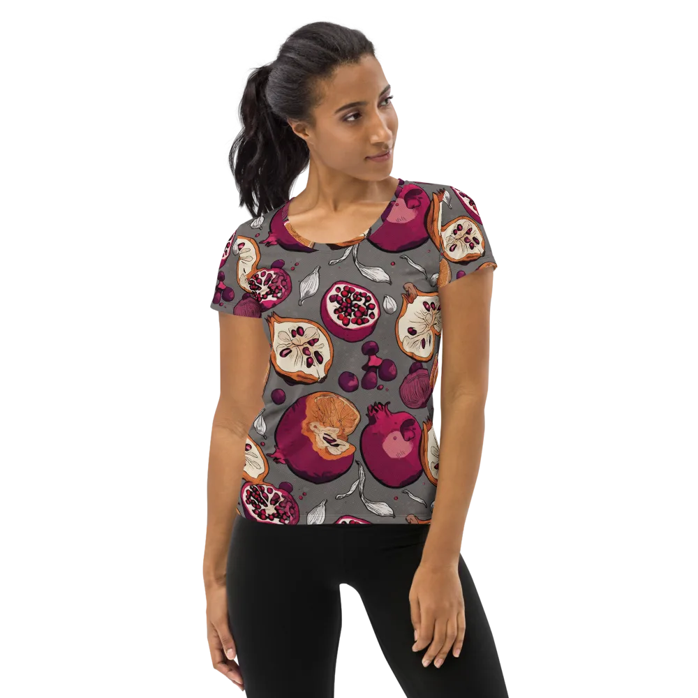 Still Life Season on Women's Athletic T-Shirt — Front