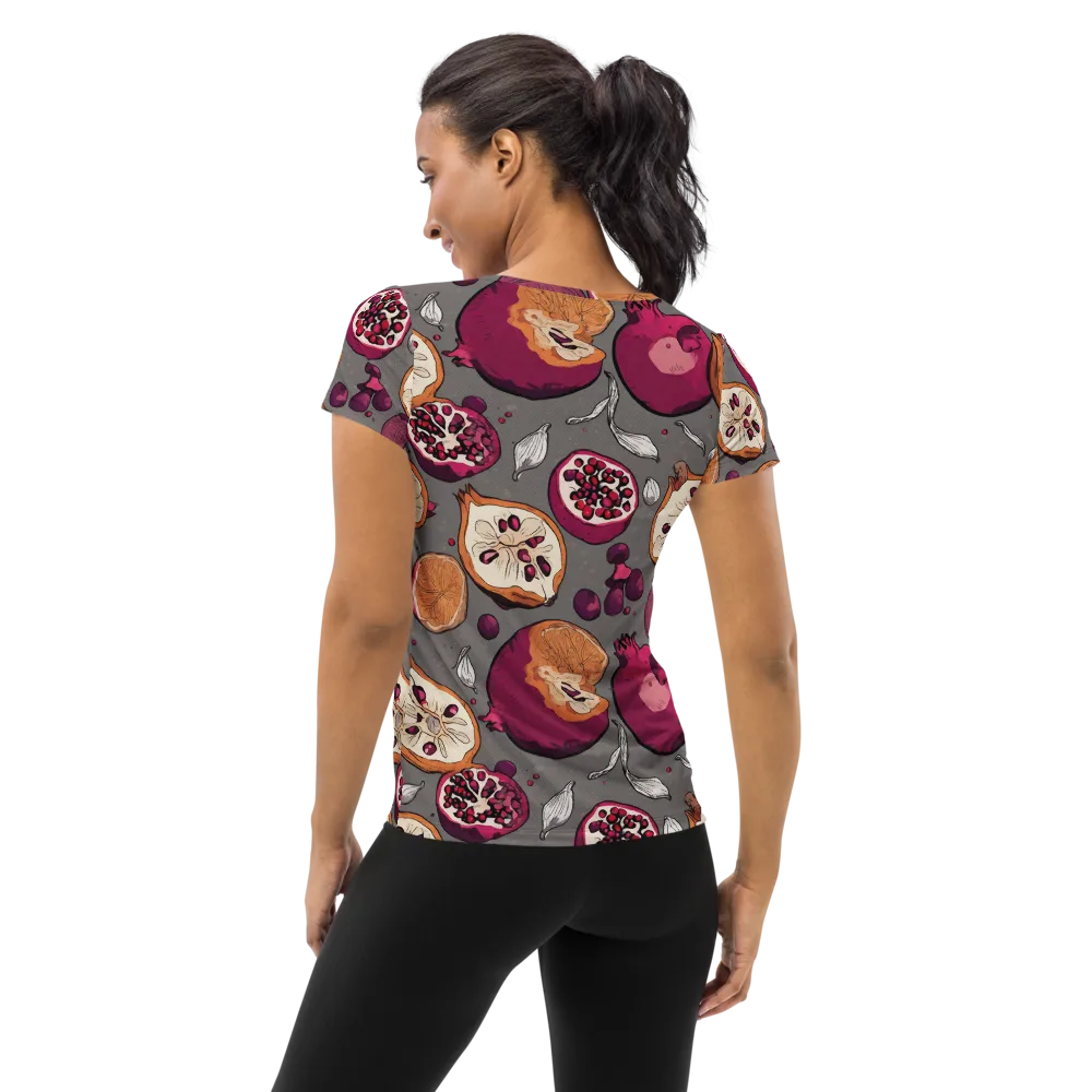 Still Life Season on Women's Athletic T-Shirt — Back