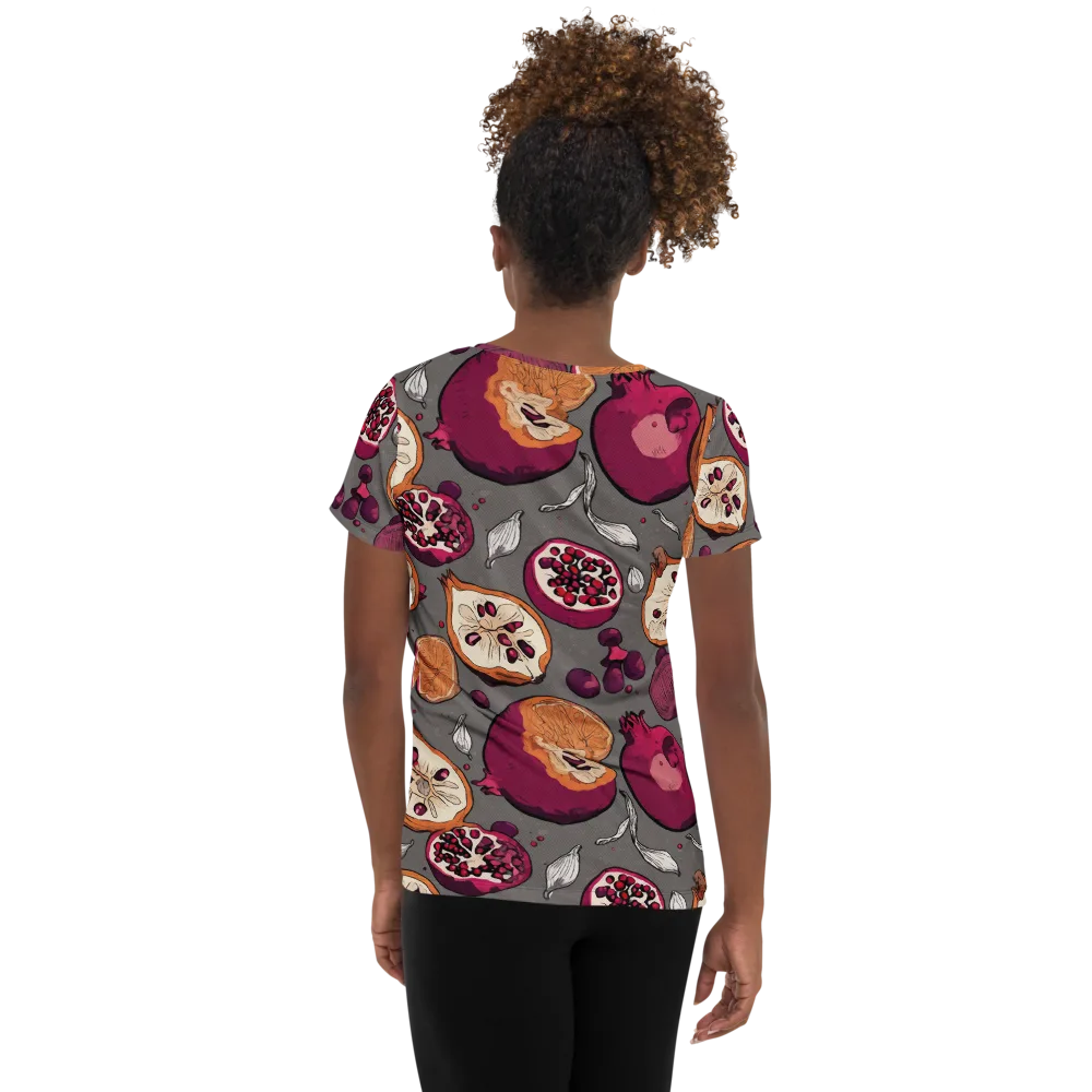 Still Life Season on Women's Athletic T-Shirt — Back