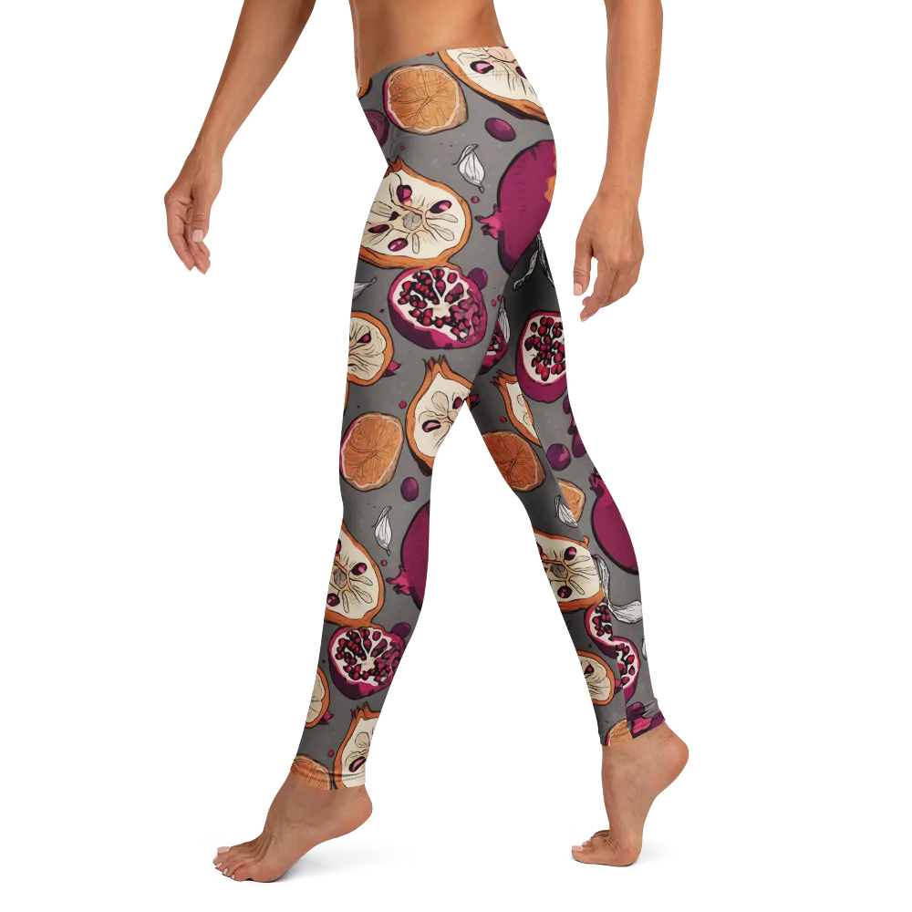 Still Life Season on Leggings — Left