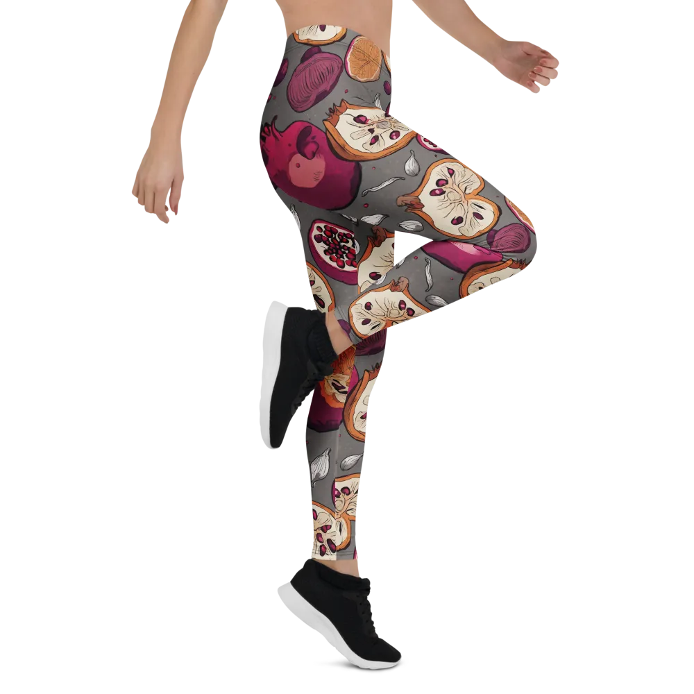 Still Life Season on Leggings — Right