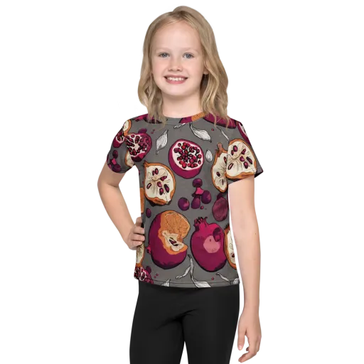 Still Life Season on a Kids Crew Neck T-Shirt