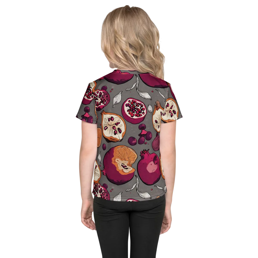 Still Life Season on Kids Crew Neck T-Shirt — Back
