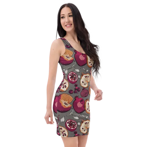 Still Life Season on a Bodycon Dress