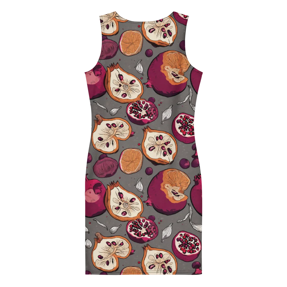 Still Life Season on Bodycon Dress — Back