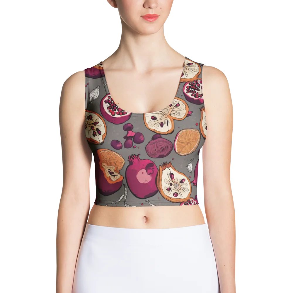 Still Life Season on Crop Top — Front