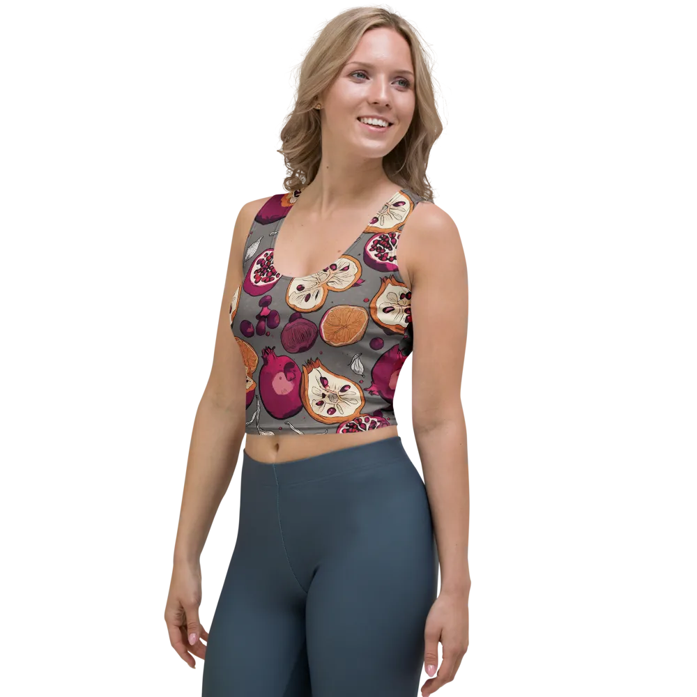 Still Life Season on Crop Top — Left Front