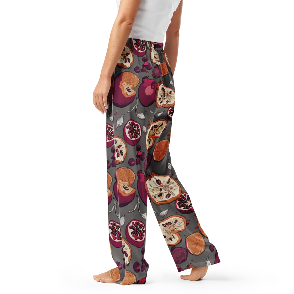 Still Life Season on Women's Pajama Pants — Left