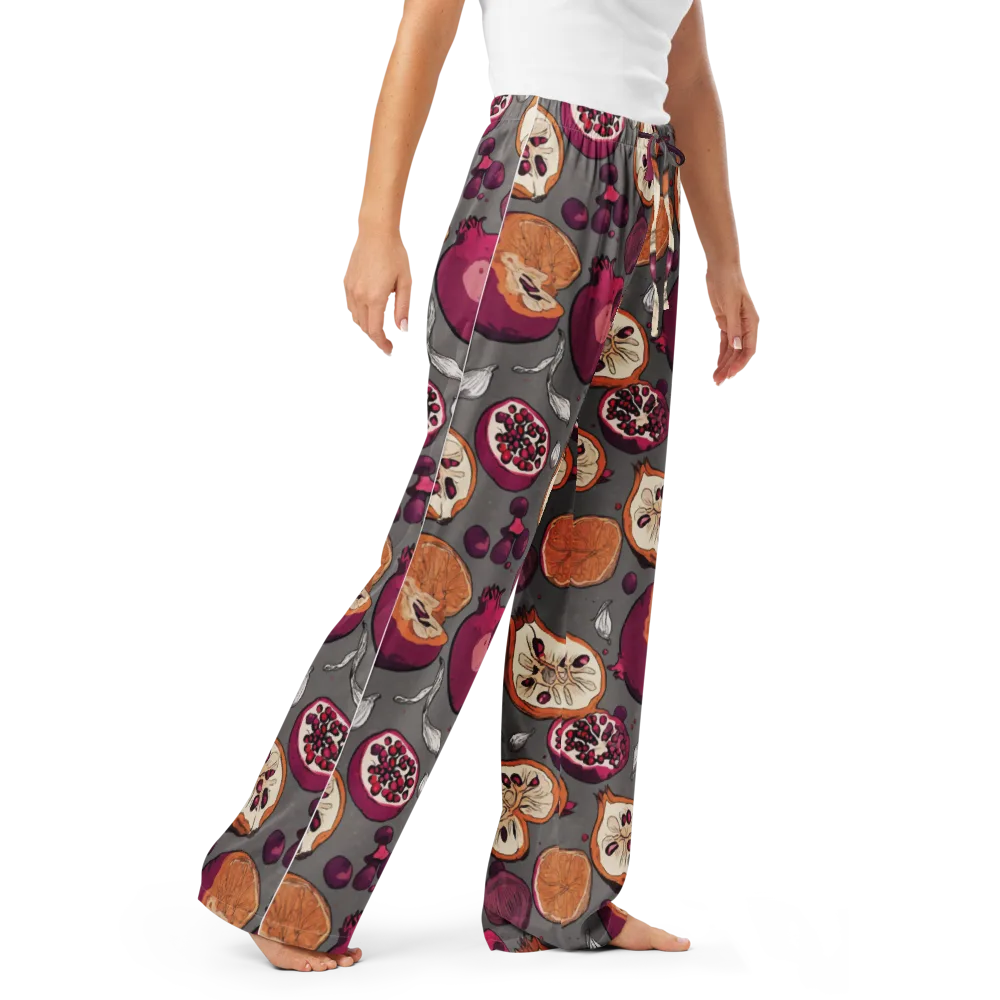 Still Life Season on Women's Pajama Pants — Right Front