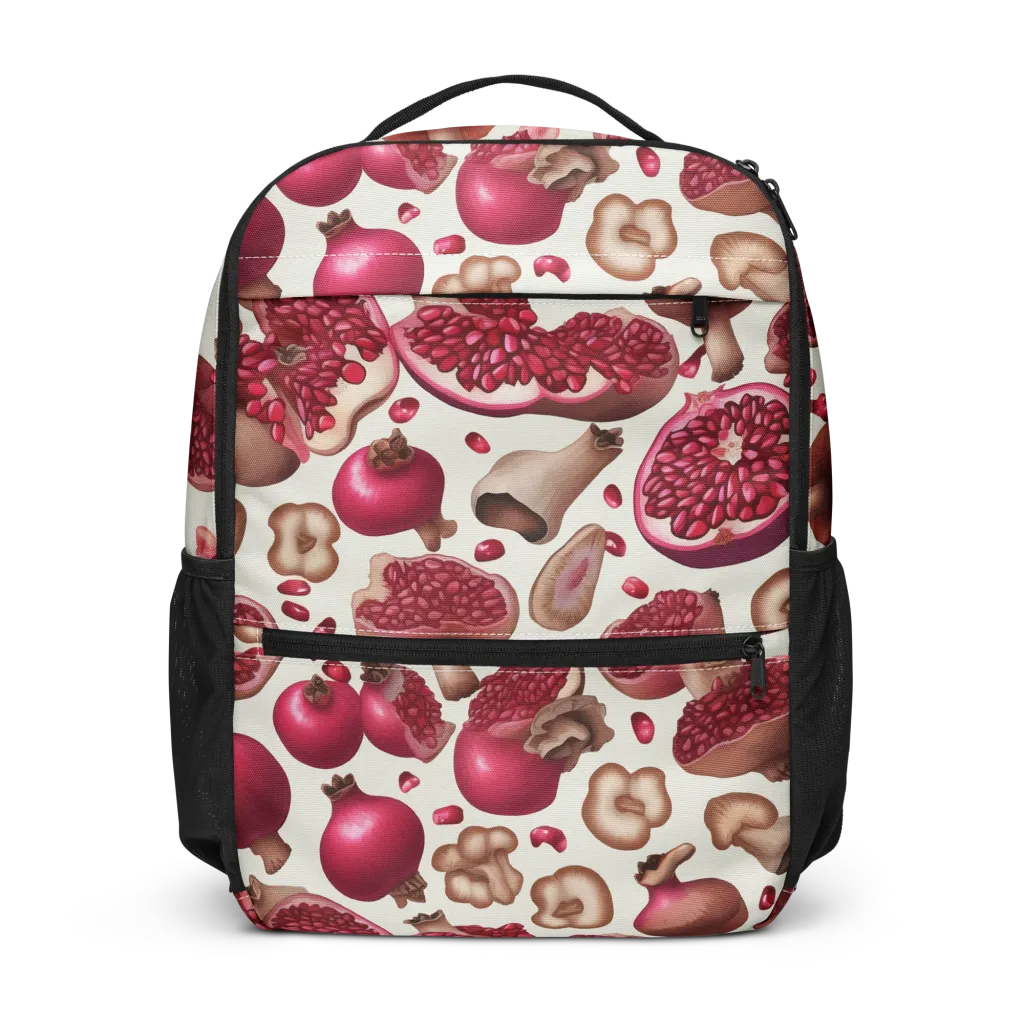 Mushroom Garnet on Utility Backpack — Front